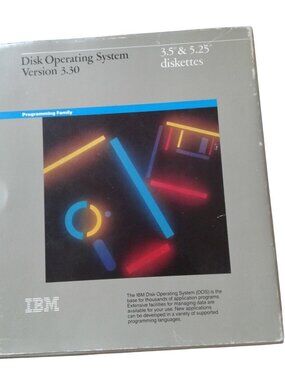 Computer IBM Disk Operating System Version 3.30 3.5 & 5.25 Diskettes 1987